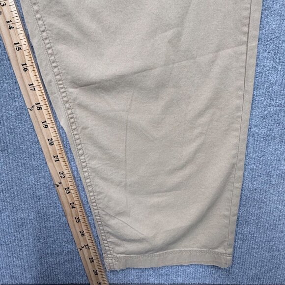 Old Navy OG Chino Cargo Pants Pockets Boho Preppy Khaki Womens XL Tall NEW - Picture 7 of 9